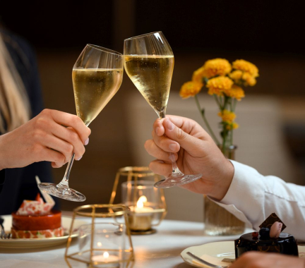 Candlelit dinner